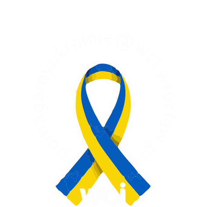 Logo z flagą Ukrainy